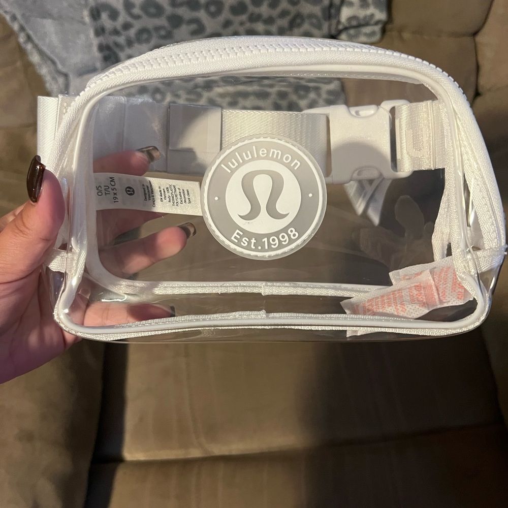 Nwt clear belt bag